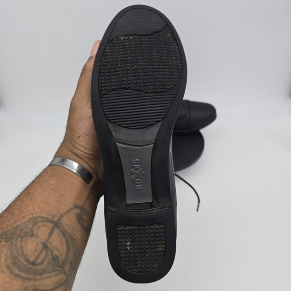 Saxon By Syntovia Shoe Women 8 Ladies Lace Up Paddock Boots Black - Picture 8 of 8